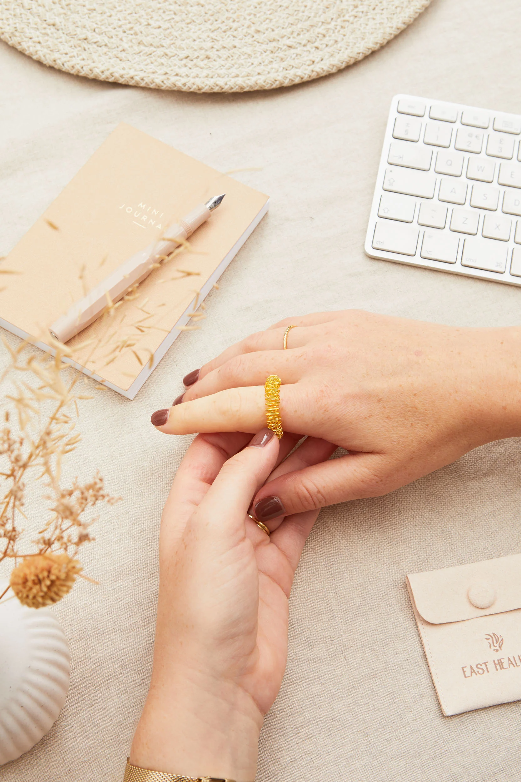 Gold Acupressure Ring - Image 4